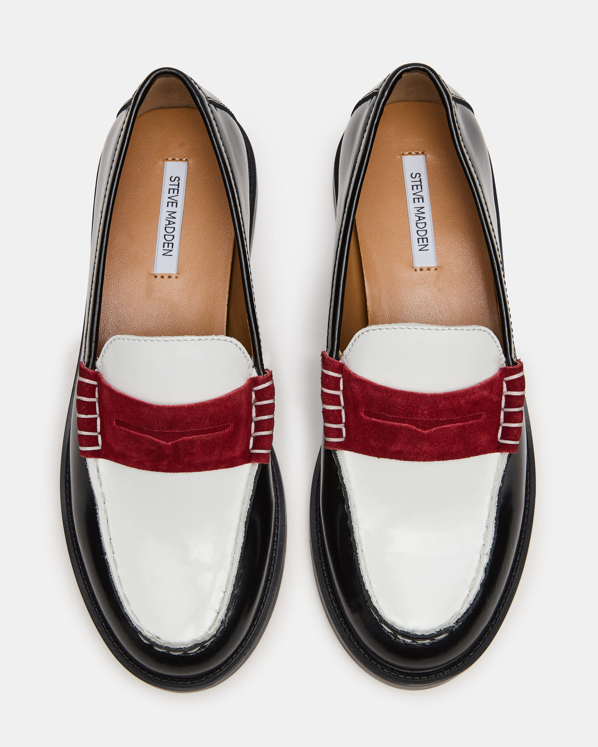 MADISON Black/Red Women's Penny Loafer | Steve Madden near me