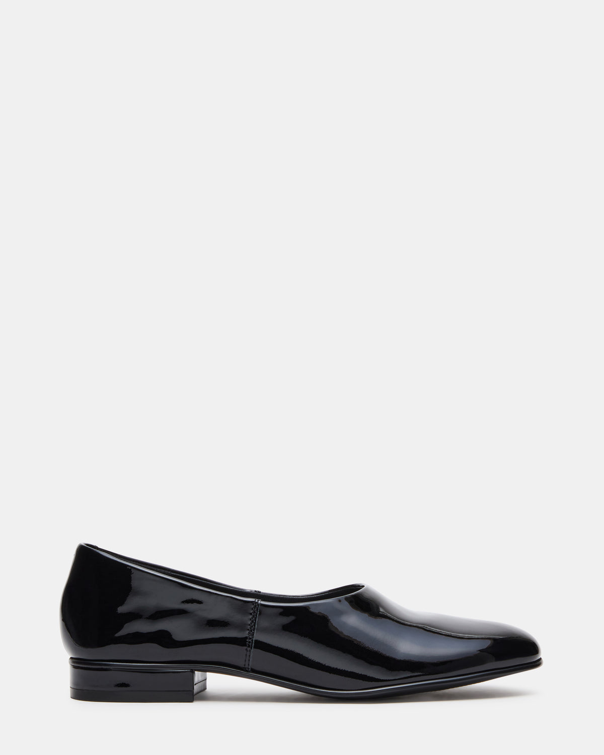 RANDALL Black Patent Ballet Women's Flat | Steve Madden outlet