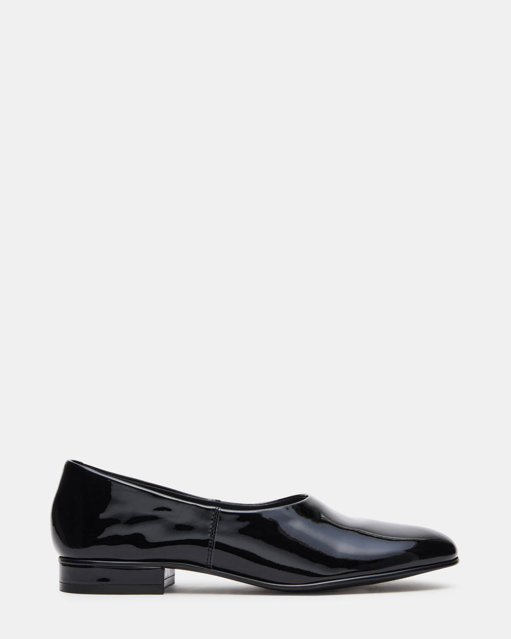 RANDALL Black Patent Ballet Women's Flat | Steve Madden outlet