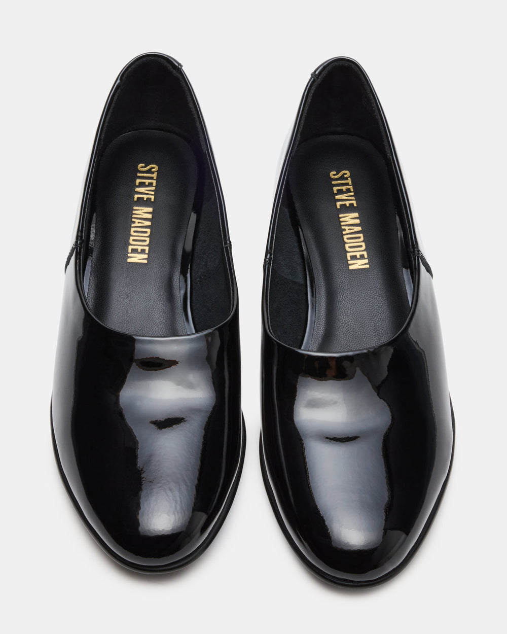 RANDALL Black Patent Ballet Women's Flat | Steve Madden outlet