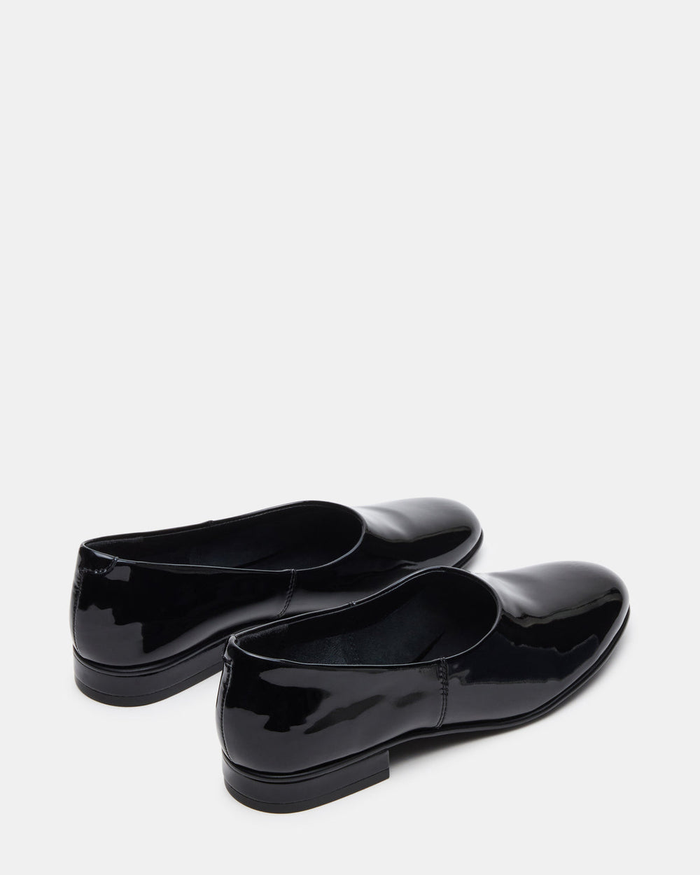 RANDALL Black Patent Ballet Women's Flat | Steve Madden outlet