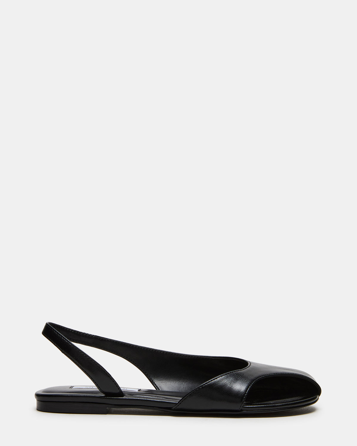 ZEST Black Slingback Cut-Out Round-Toe Women's Flat | Steve Madden on Sale