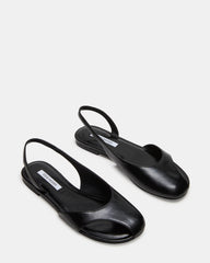 ZEST Black Slingback Cut-Out Round-Toe Women's Flat | Steve Madden on Sale