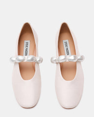 POPPIN Pearl White Mary Jane Ballet Women's Flat | Steve Madden outlet