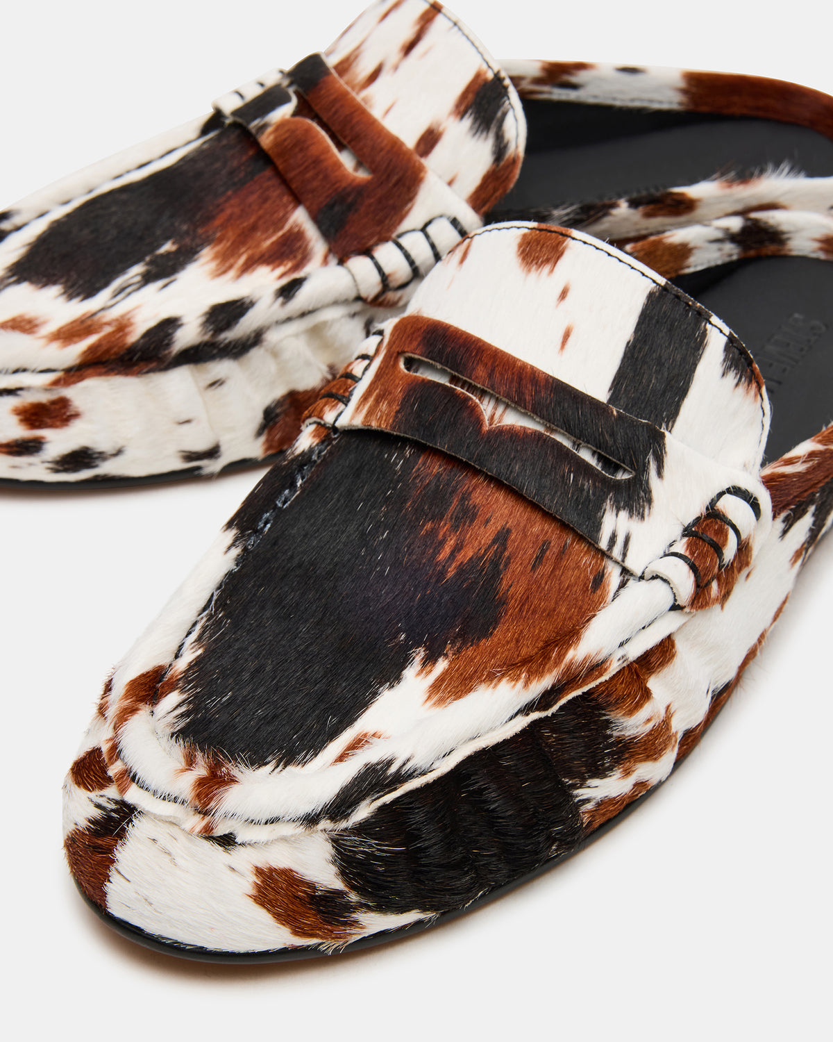 RAFE Brown Multi Slip-On Mule Women's Flat | Steve Madden Sale