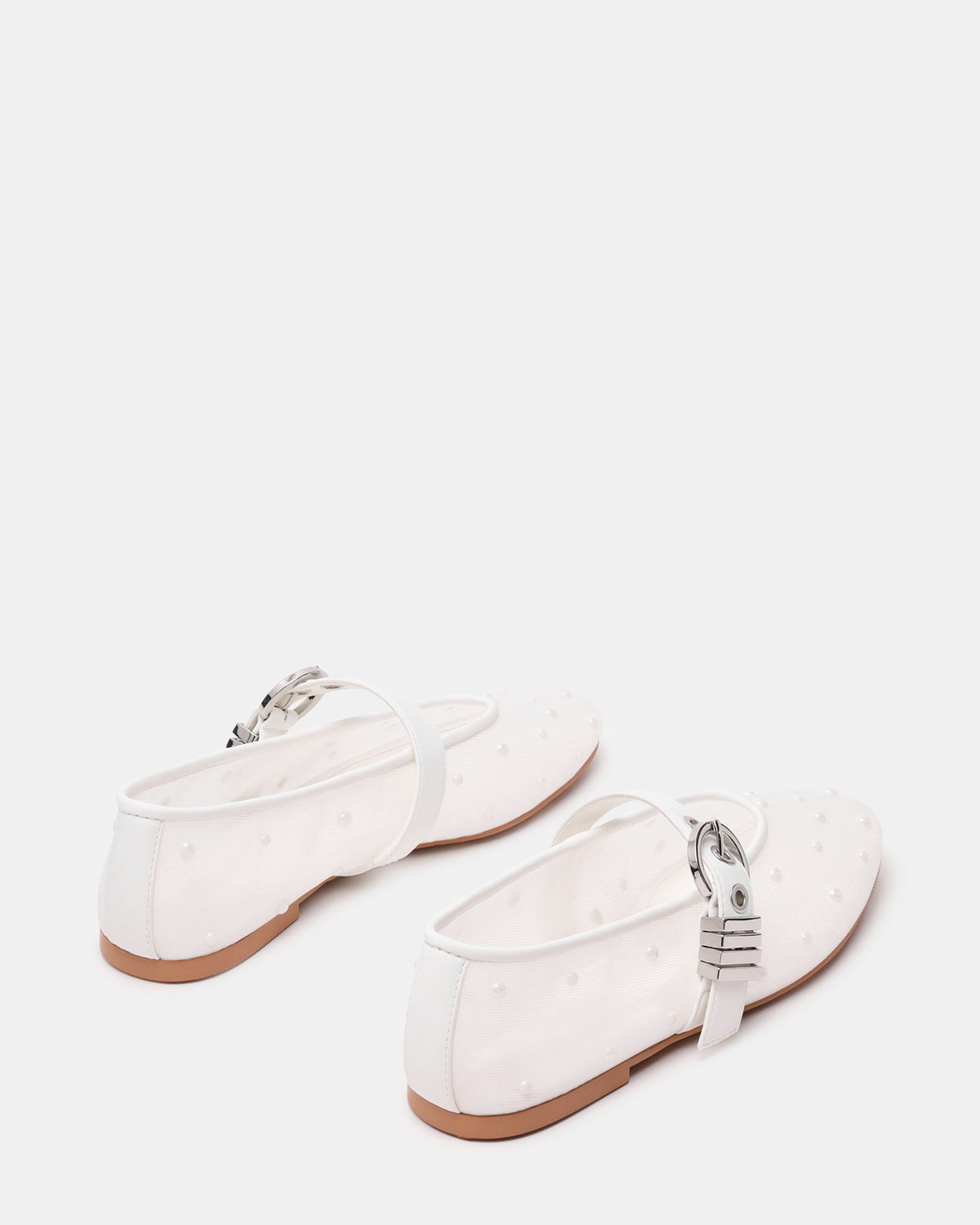 LUCIA Pearl Mesh Mary Jane Ballet Women's Flat | Steve Madden near me
