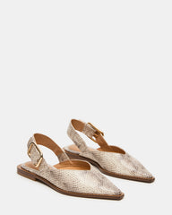 SHAY Snake Pointed-Toe Slingback Ballet Women's Flat | Steve Madden for Sale