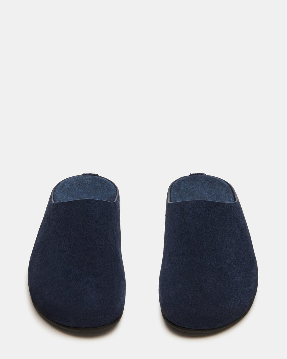 FERN Navy Suede Mule Slip-On Round-Toe Women's Flat | Steve Madden US