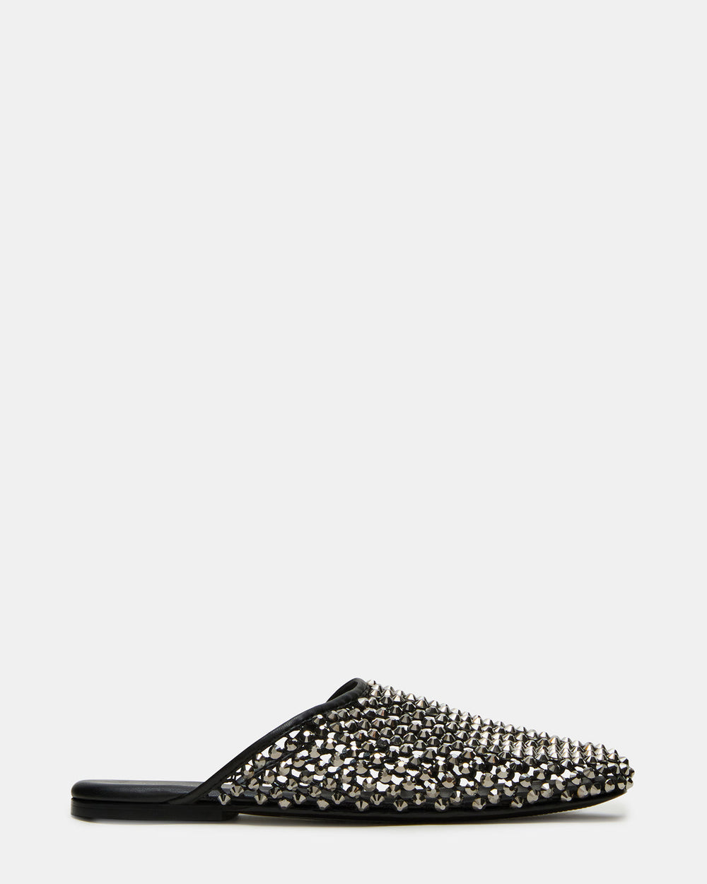 PEARSON Black Rhinestones Rounded-Toe Slip-On Women's Flat | Steve Madden near me