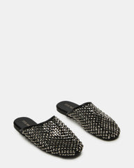 PEARSON Black Rhinestones Rounded-Toe Slip-On Women's Flat | Steve Madden near me