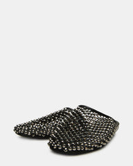 PEARSON Black Rhinestones Rounded-Toe Slip-On Women's Flat | Steve Madden near me