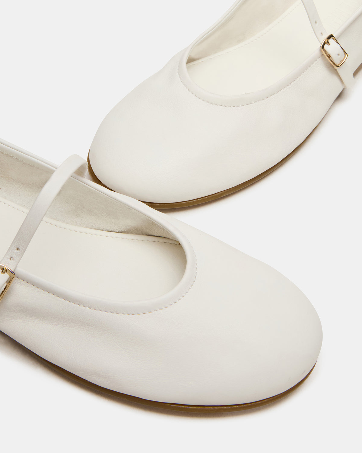 BESETTE Bone Leather Mary Jane Ballet Women's Flat | Steve Madden discount