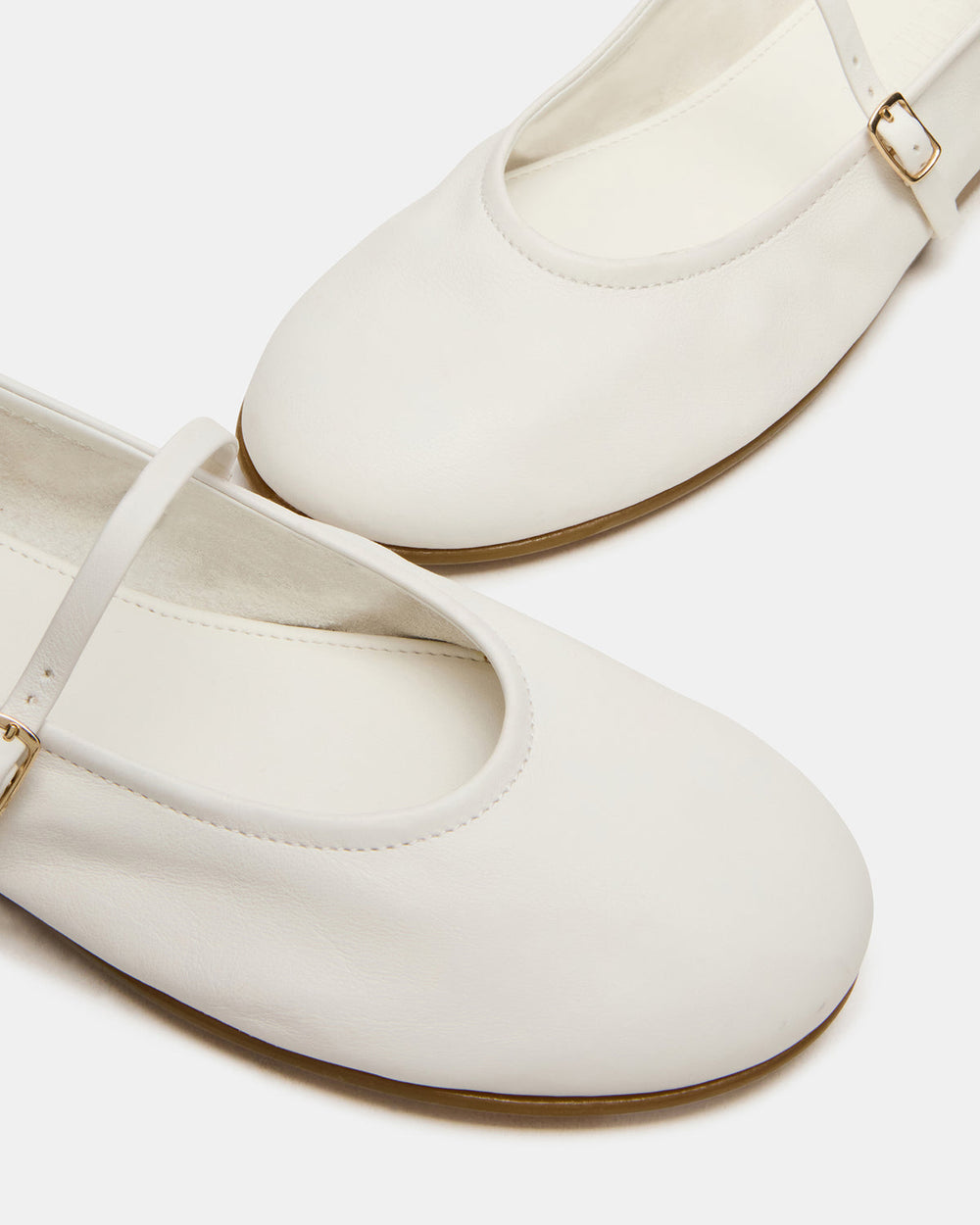 BESETTE Bone Leather Mary Jane Ballet Women's Flat | Steve Madden discount