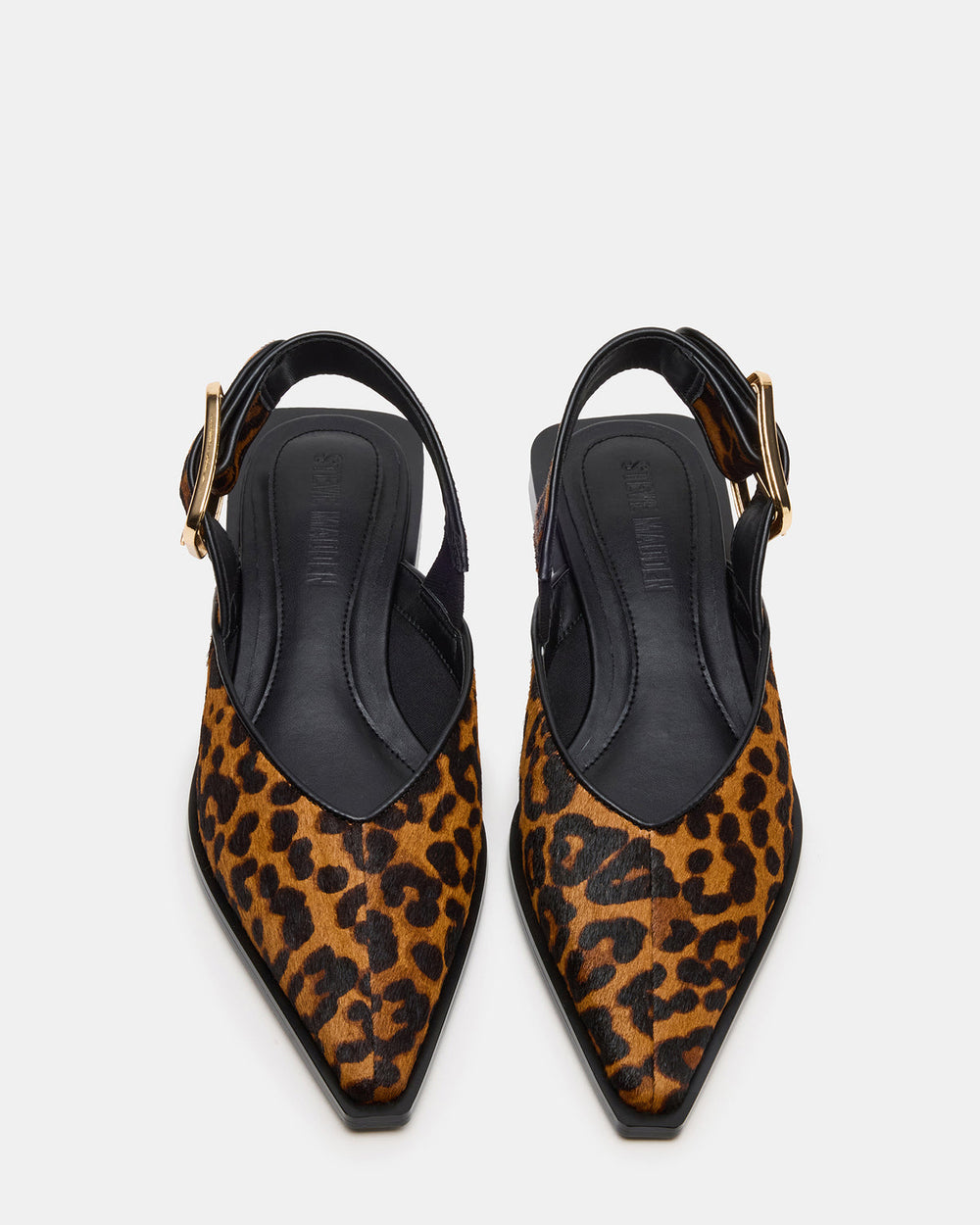 SHAY Leopard Pointed-Toe Slingback Ballet Women's Flat | Steve Madden online