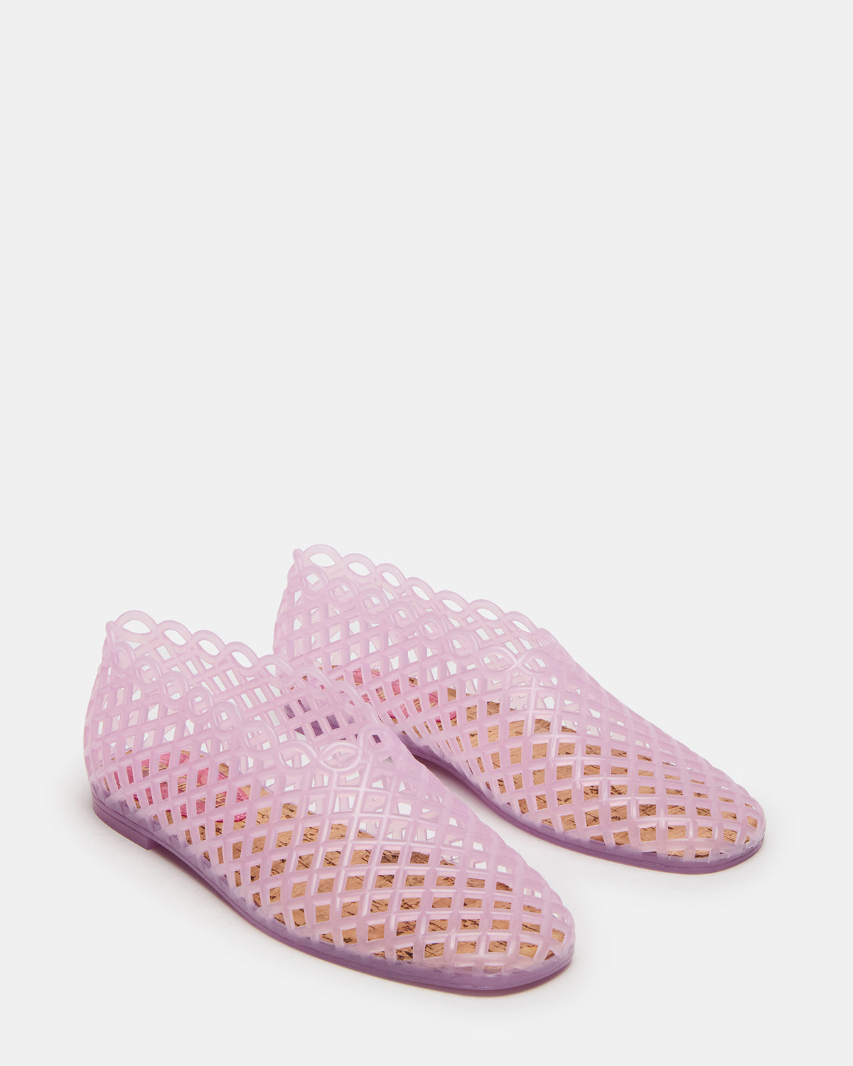 GROVE Pink Square-Toe Jelly Women's Flat | Steve Madden outlet