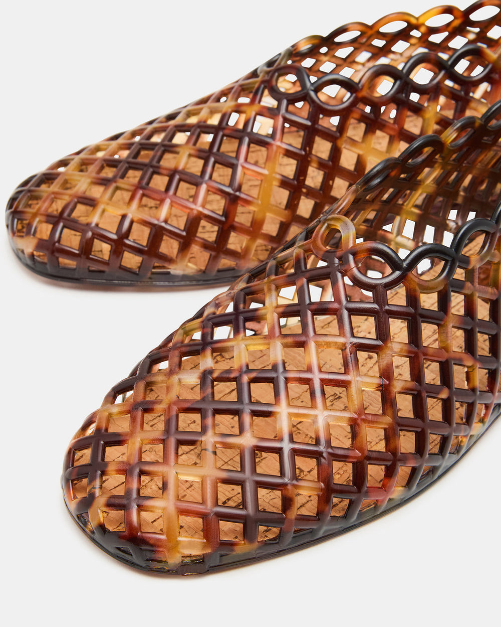 GROVE Tortoise Square-Toe Jelly Women's Flat | Steve Madden near me