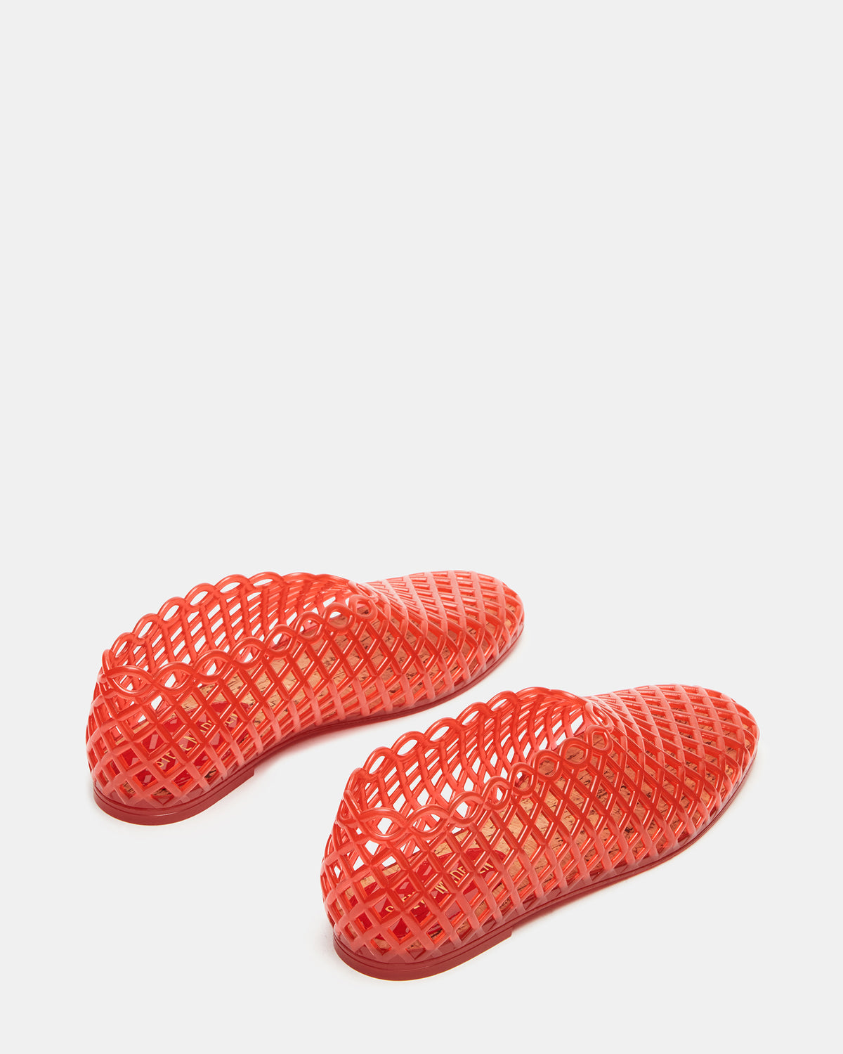 GROVE Red Square-Toe Jelly Women's Flat | Steve Madden outlet
