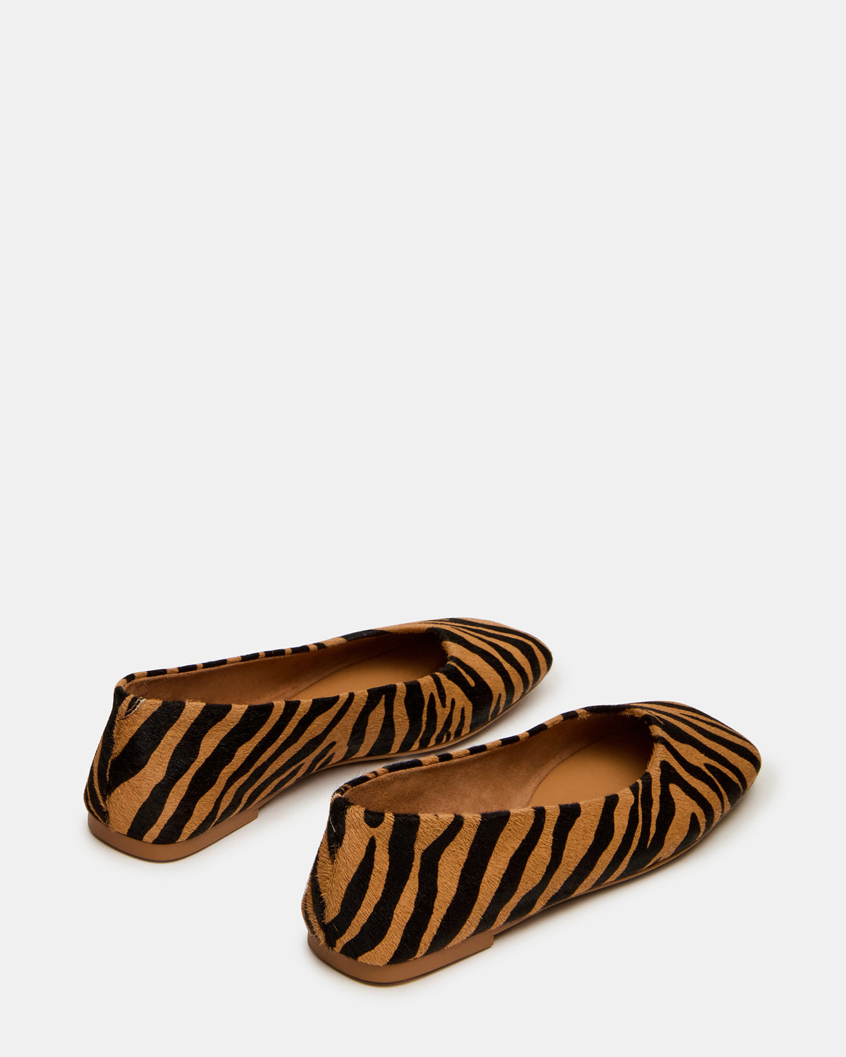 NURTURE Zebra Square-Toe Ballet Women's Flat | Steve Madden for Sale