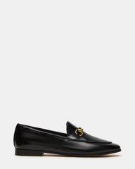 GRAFTON Black Leather Women's Loafer | Steve Madden on Sale