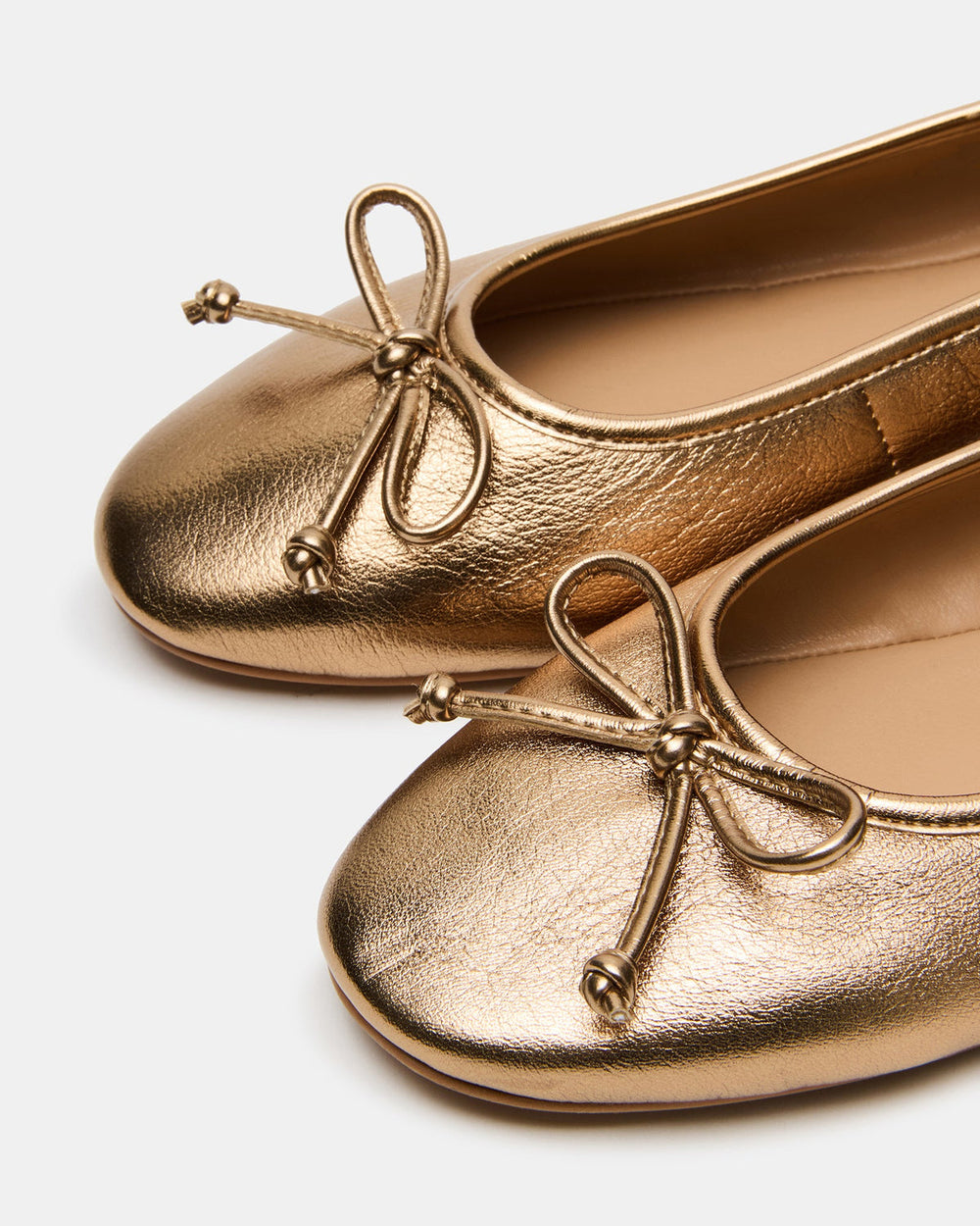 VIXEN Gold Women's Ballet Flats | Steve Madden discount