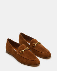 GRAFTON Chestnut Suede Women's Loafer | Steve Madden online