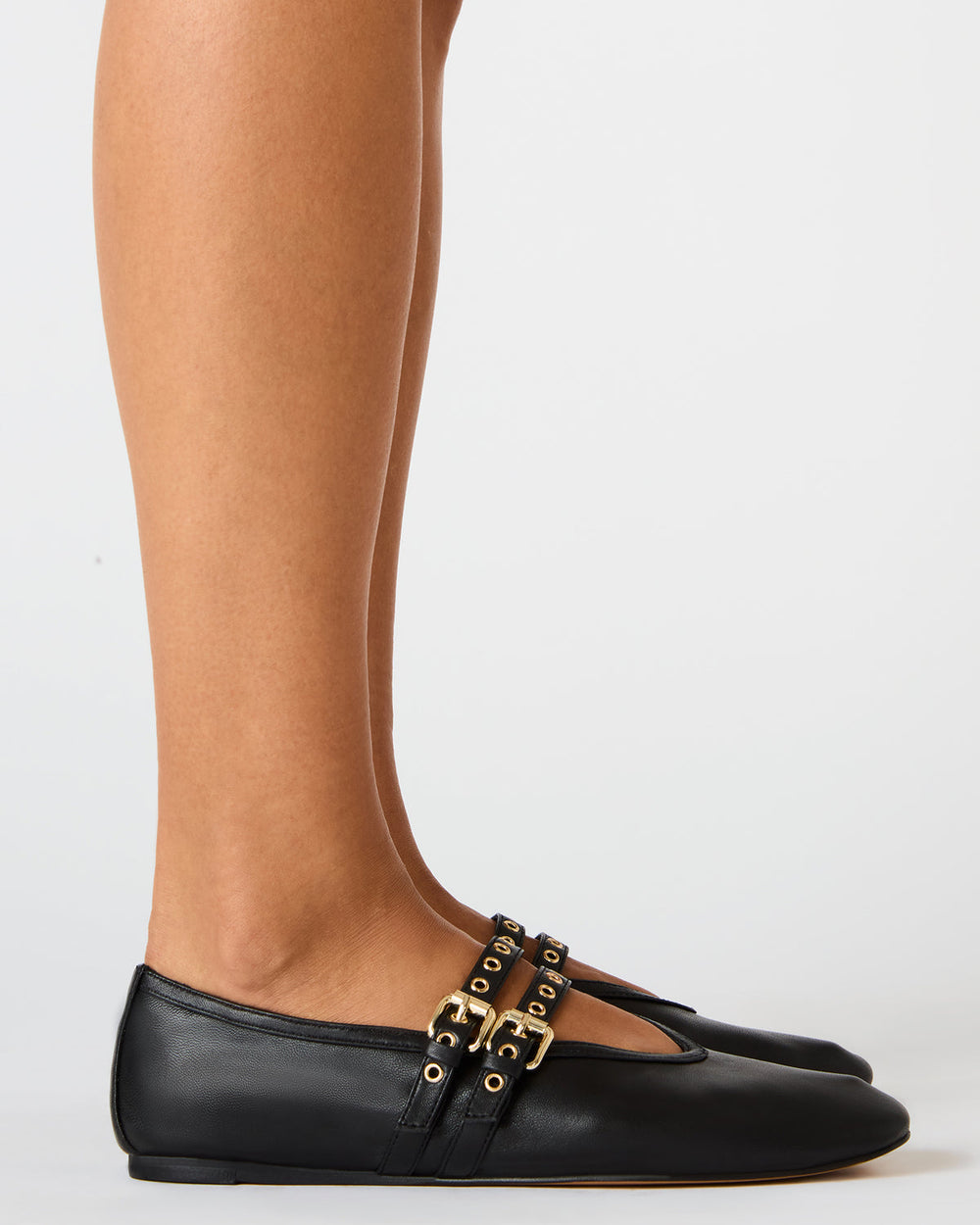 LYDIA Red Suede Square-Toe Mary Jane Ballet Women's Flat | Steve Madden discount