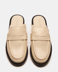 MULBERRY Bone Leather Women's Slip-On Mule Flat | Steve Madden on Sale