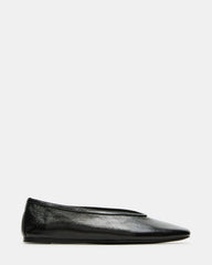LENI Black/Black Square-Toe Ballet Women's Flat | Steve Madden near me
