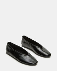 LENI Black/Black Square-Toe Ballet Women's Flat | Steve Madden near me