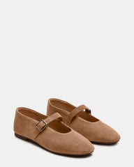 DREAMING Taupe Suede Women's Mary Jane Flats | Steve Madden online
