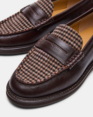 MADISON Brown Multi Women's Penny Loafer | Steve Madden Sale