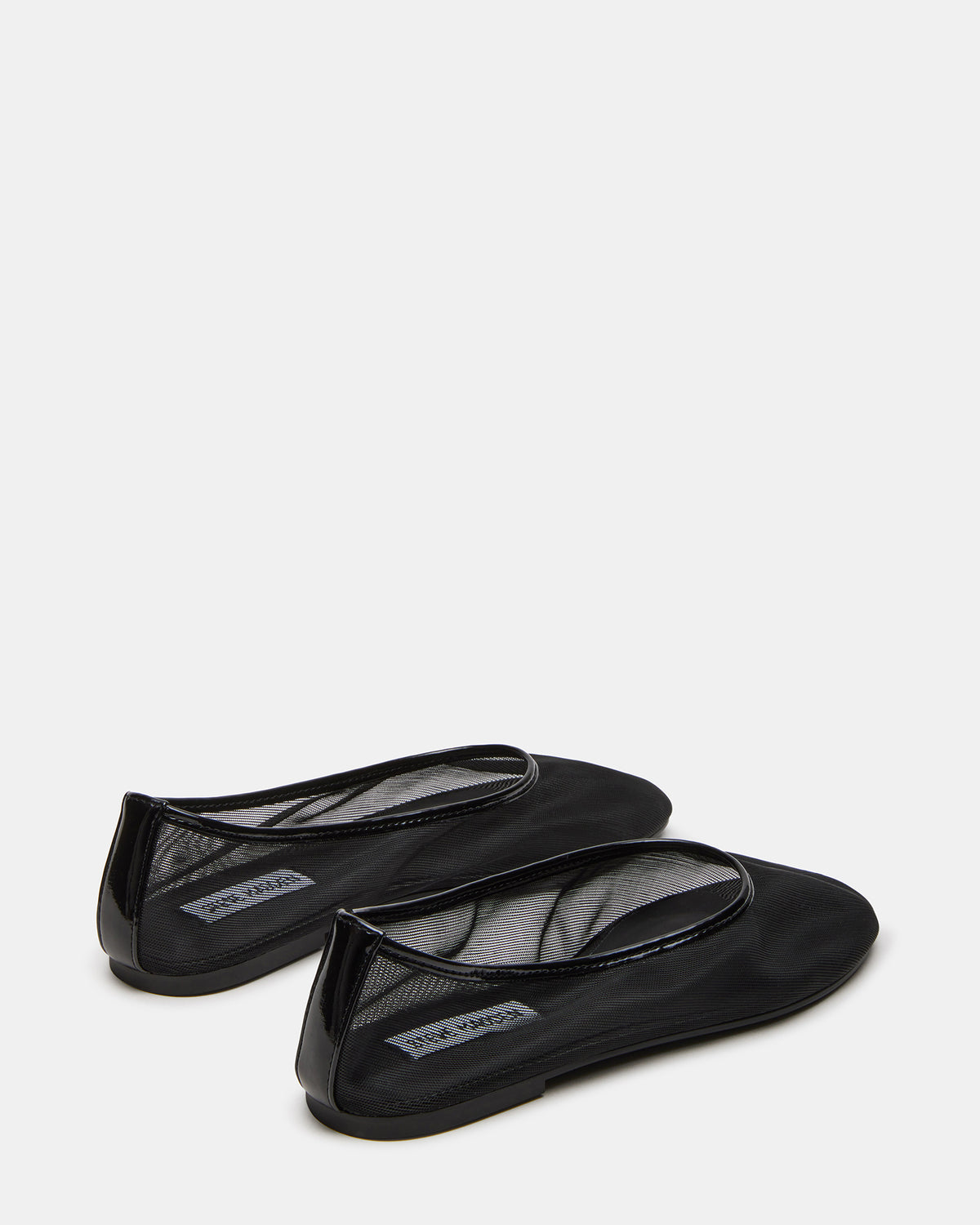 MEADOW Black Mesh Women's Ballet Flats | Steve Madden on Sale