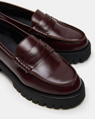 LANGSTEN Burgundy Women's Platform Lug Loafer | Steve Madden online
