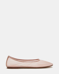 MEADOW Blush Mesh Women's Ballet Flats | Steve Madden on Sale