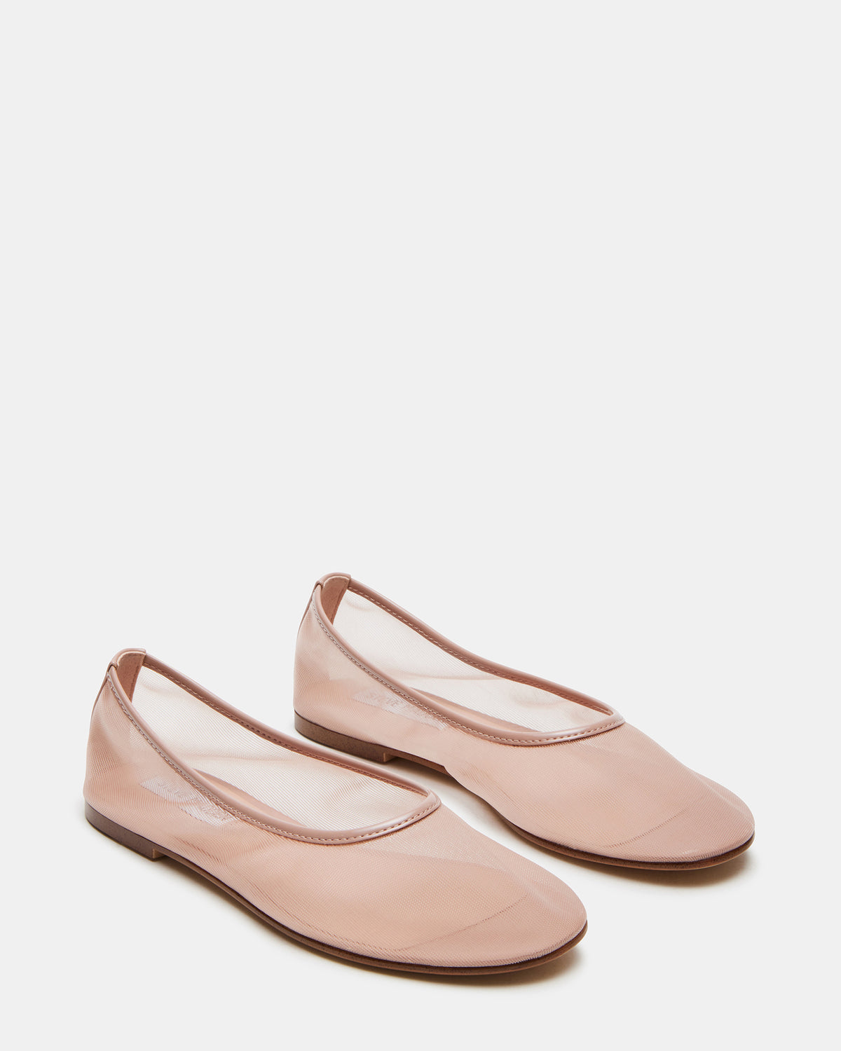 MEADOW Blush Mesh Women's Ballet Flats | Steve Madden on Sale