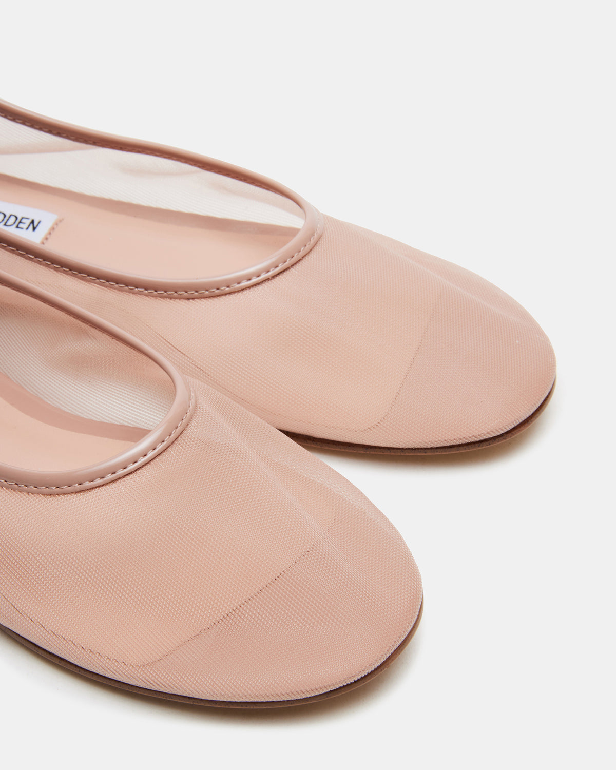 MEADOW Blush Mesh Women's Ballet Flats | Steve Madden on Sale