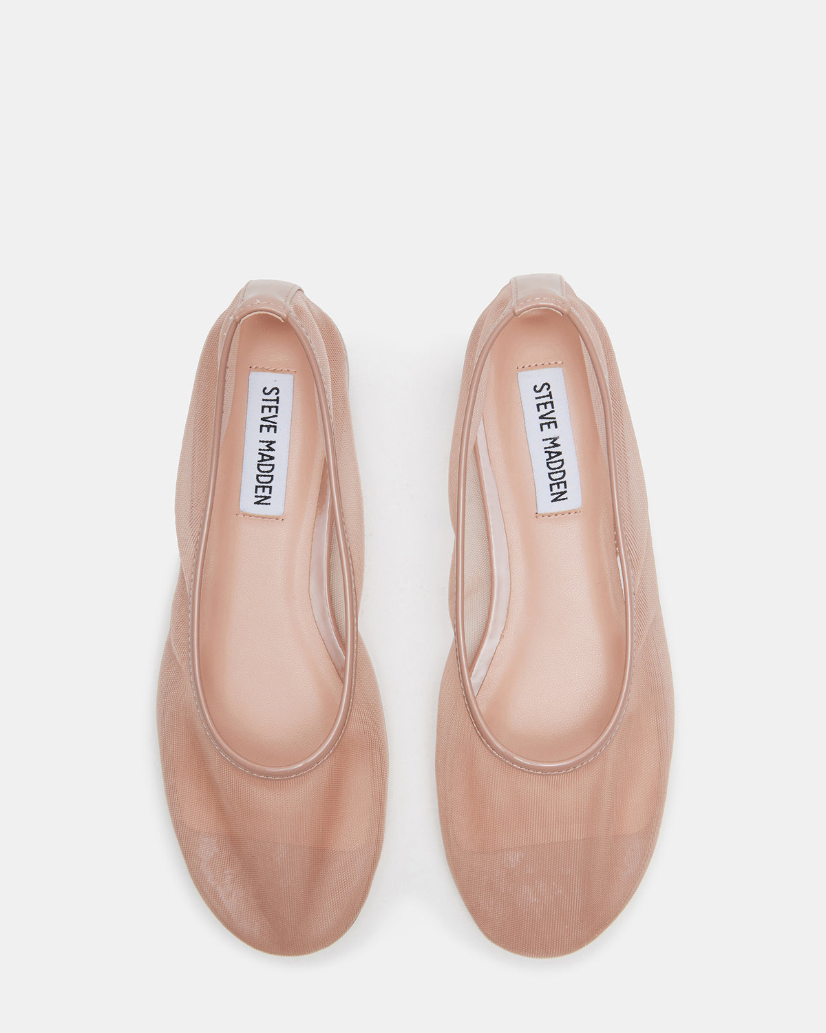 MEADOW Blush Mesh Women's Ballet Flats | Steve Madden on Sale