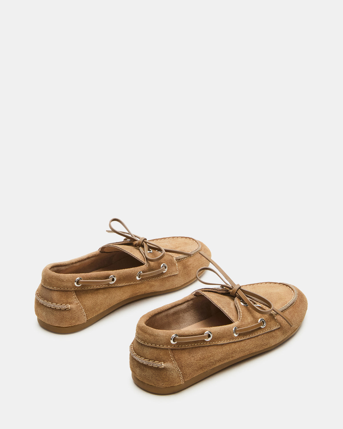 SAG Taupe Suede Women's Boat Shoe | Steve Madden on Sale