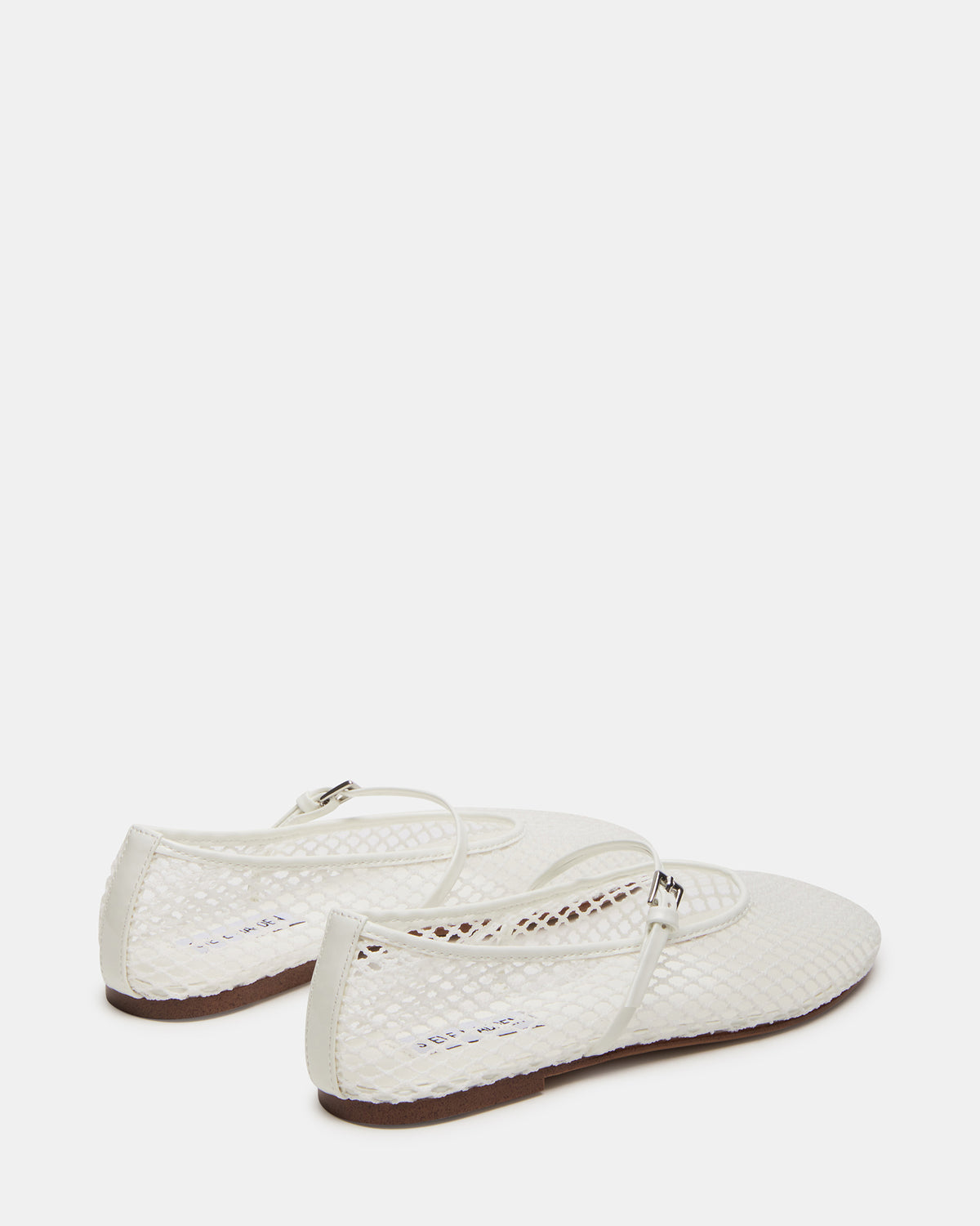 MAGS White Mary Jane Women's Ballet Flats | Steve Madden Sale