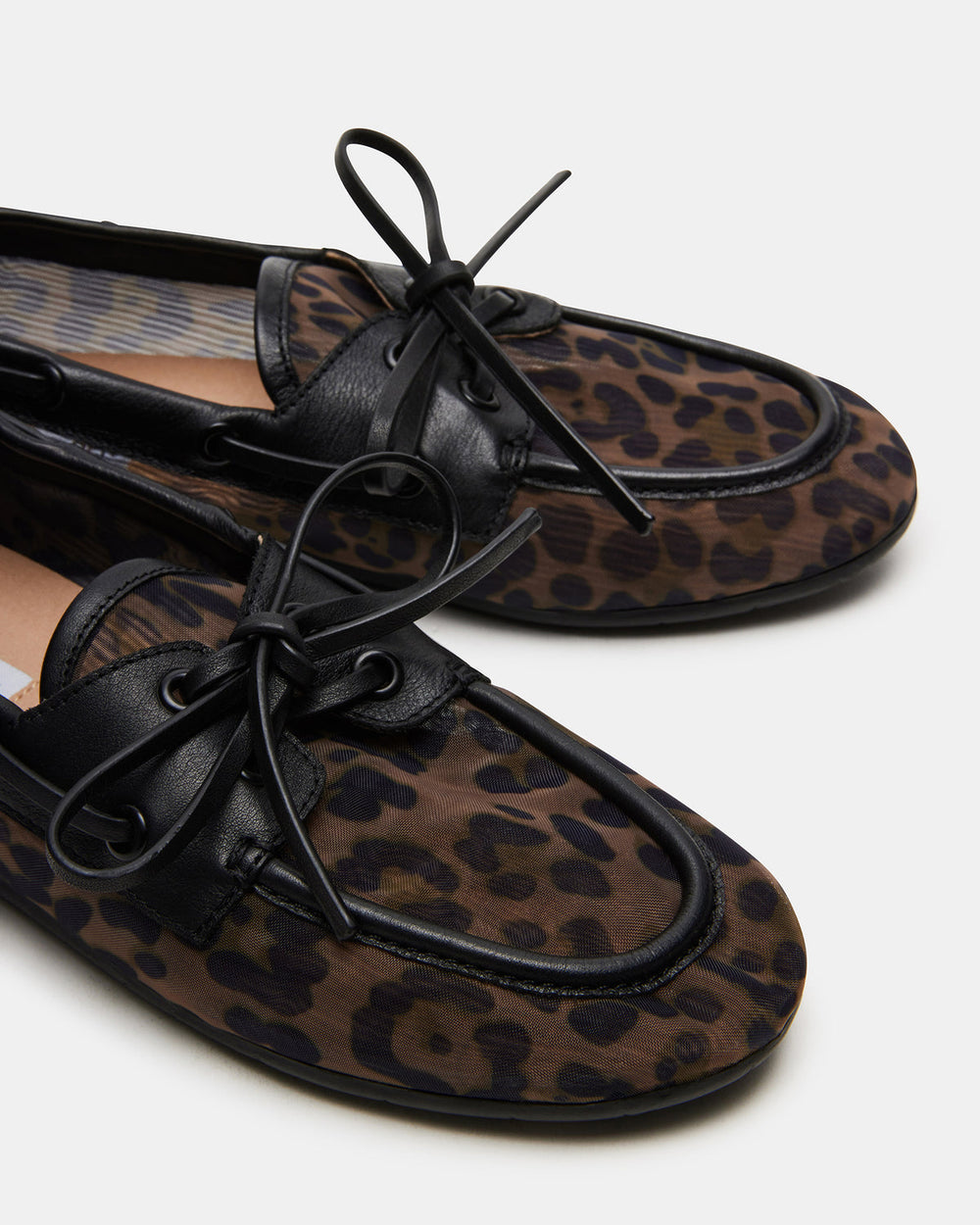 SAG Black/Leopard Women's Boat Shoe | Steve Madden for Sale