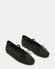 DELARA Rhinestones Black Multi Mary Jane Ballet Women's Flat | Steve Madden outlet