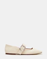 JENNI Bone Leather Women's Square-Toe Mary Jane Ballet Flat | Steve Madden for Sale