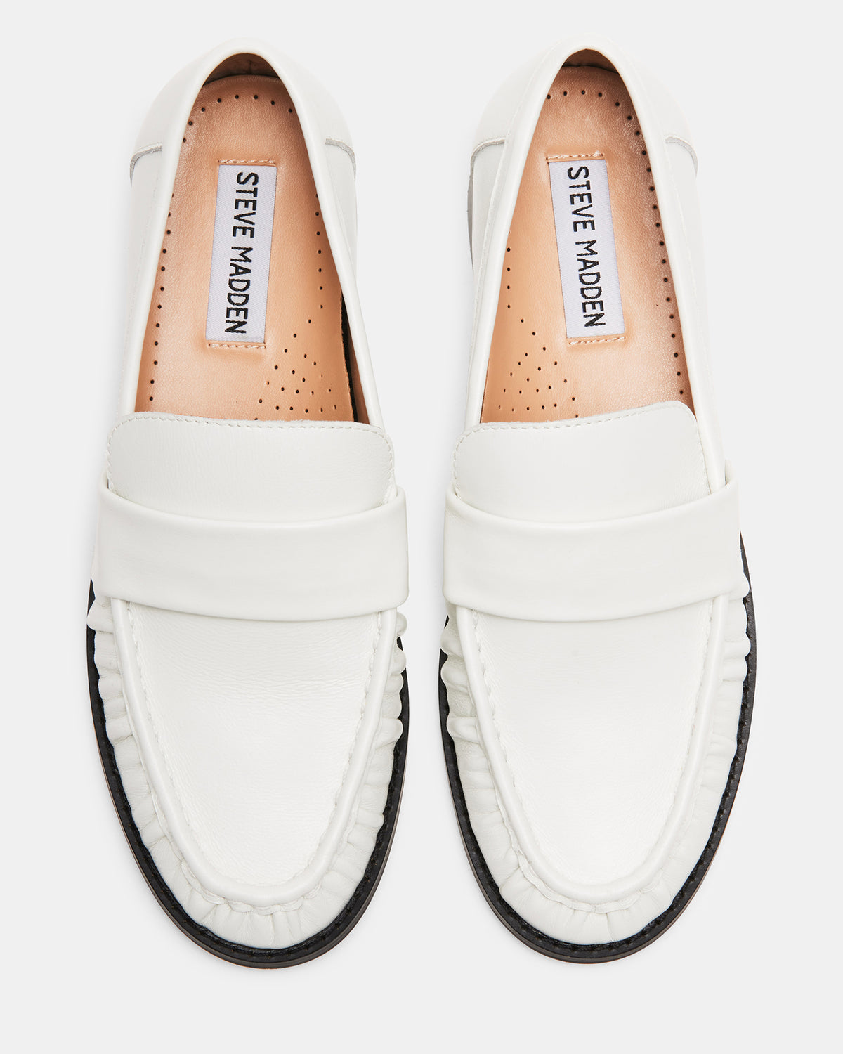RIDLEY Ice Leather Tailored Loafer | Women's Loafers | Steve Madden on Sale