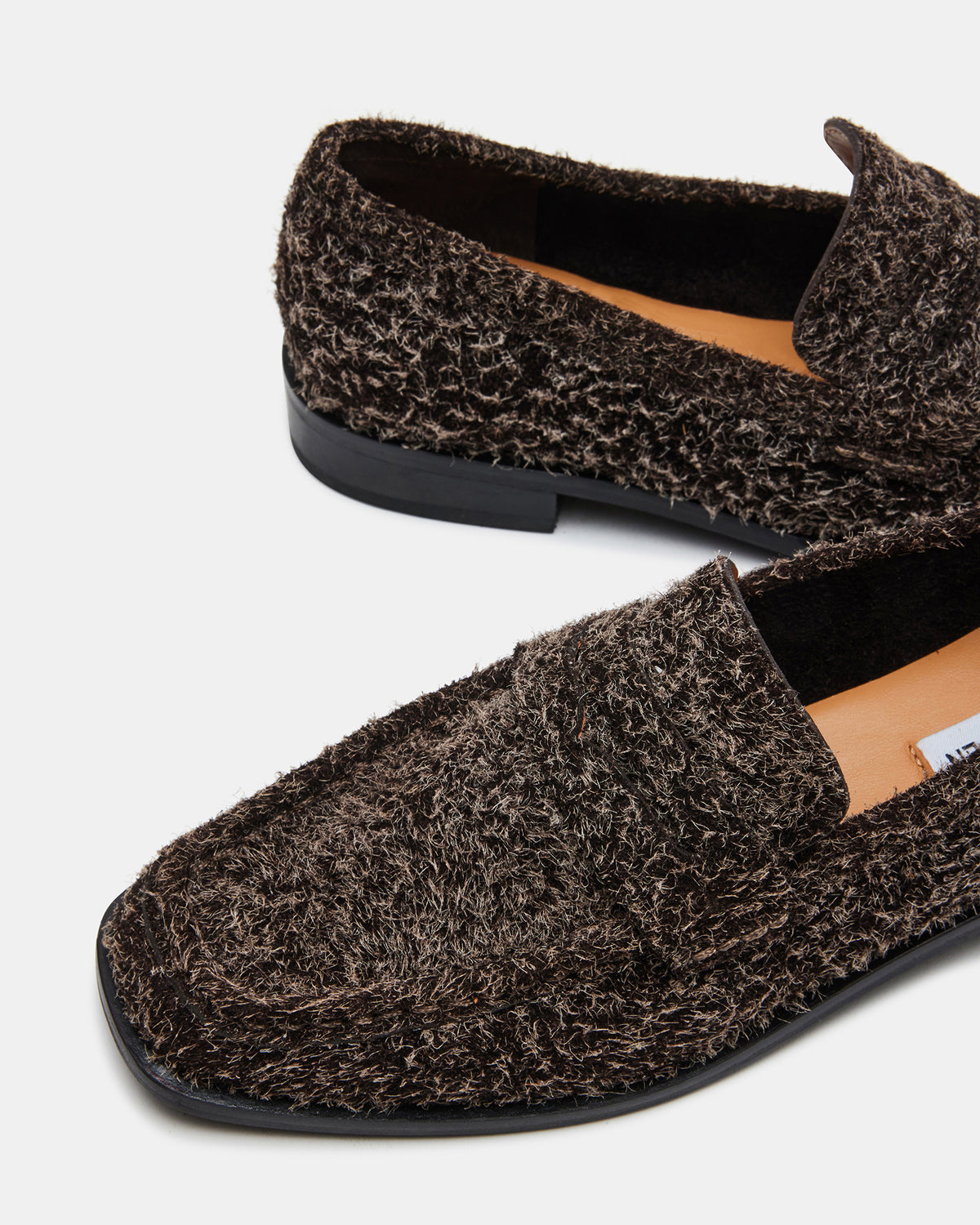 PARLOUR Brown Suede Square Toe Loafer | Women's Loafers | Steve Madden outlet