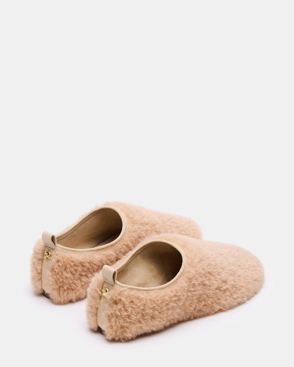 MINO Faux Fur Tan Women's Flat | Steve Madden Sale