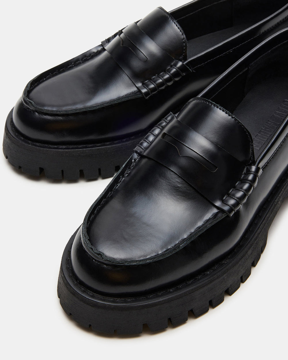 LANGSTEN Black Box Women's Platform Lug Loafer | Steve Madden for Sale