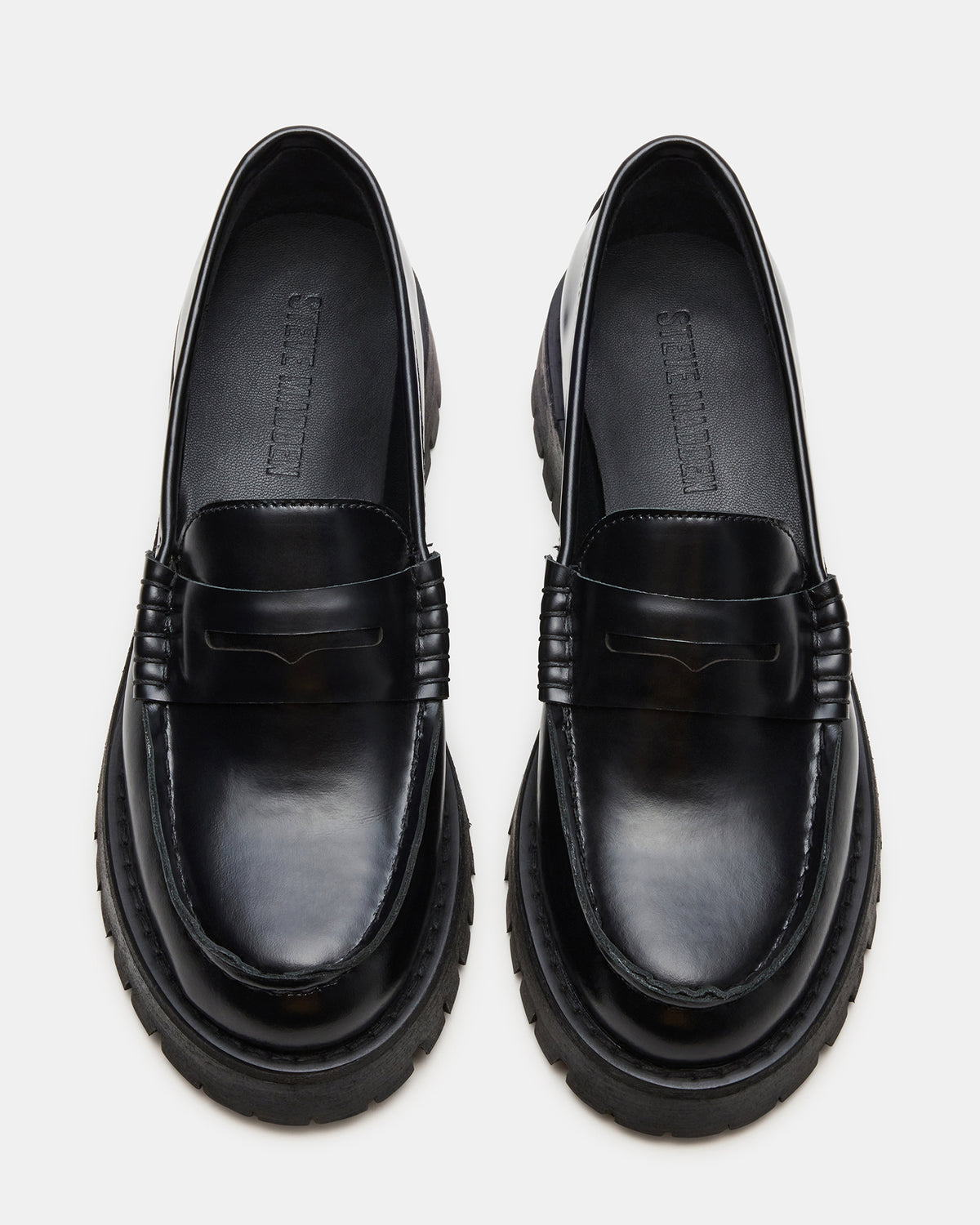 LANGSTEN Black Box Women's Platform Lug Loafer | Steve Madden for Sale