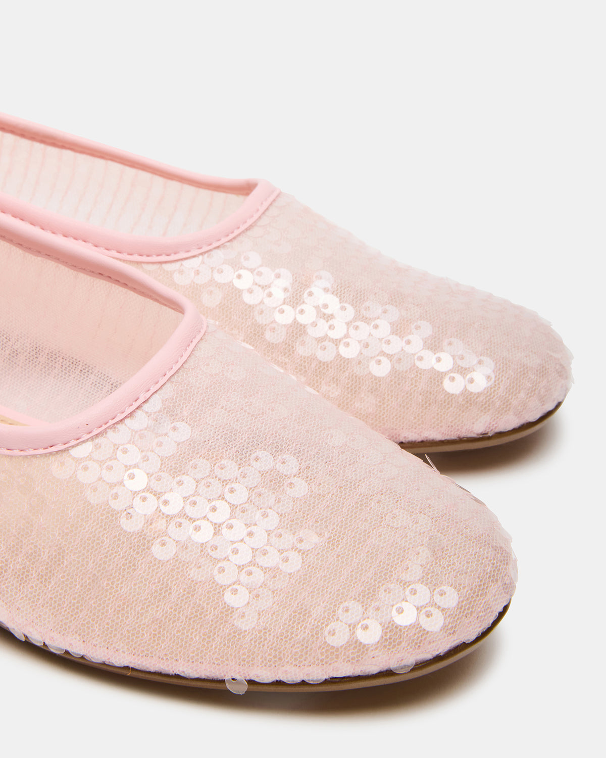 GARCELLE Pink Sequin Women's Ballet Flats | Steve Madden online