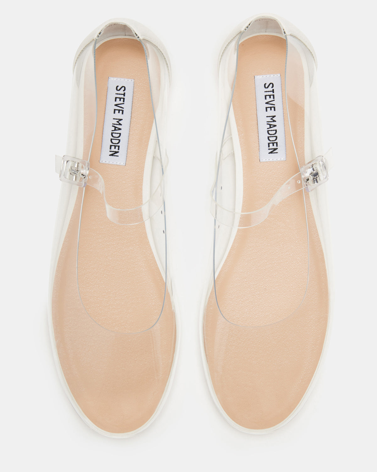 VINETTA Clear Mary Jane Ballet Flat | Women's Flats | Steve Madden US