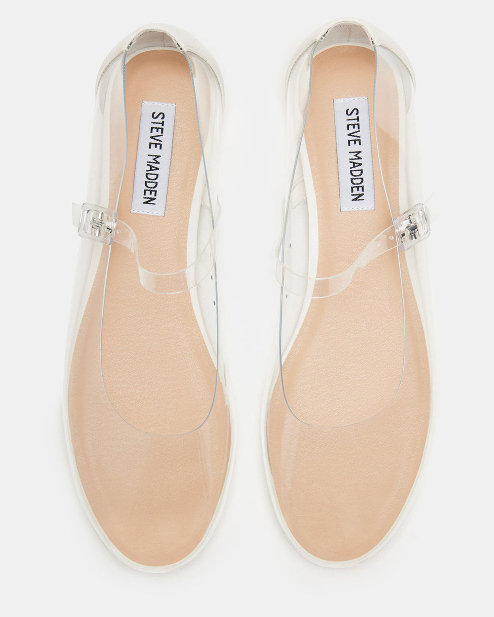 VINETTA Clear Mary Jane Ballet Flat | Women's Flats | Steve Madden US